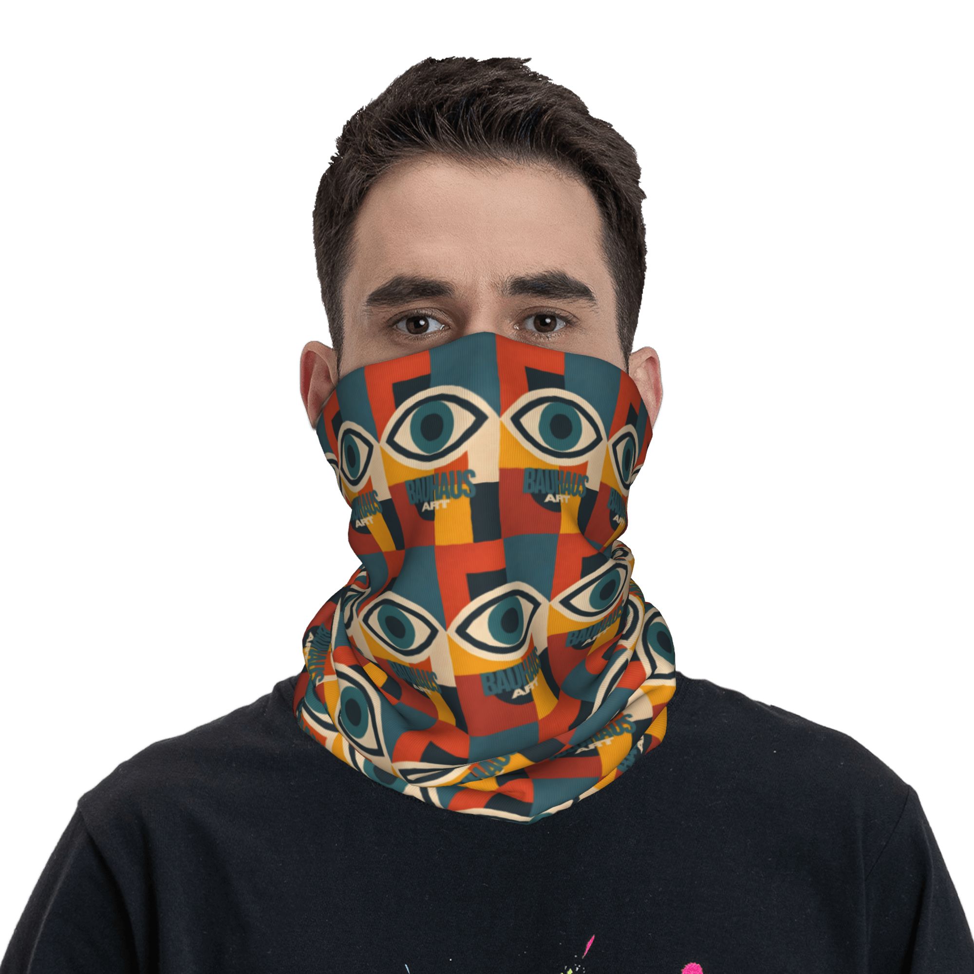 Poster Men Fashion - Kolorowy plakat w stylu Bauhaus z