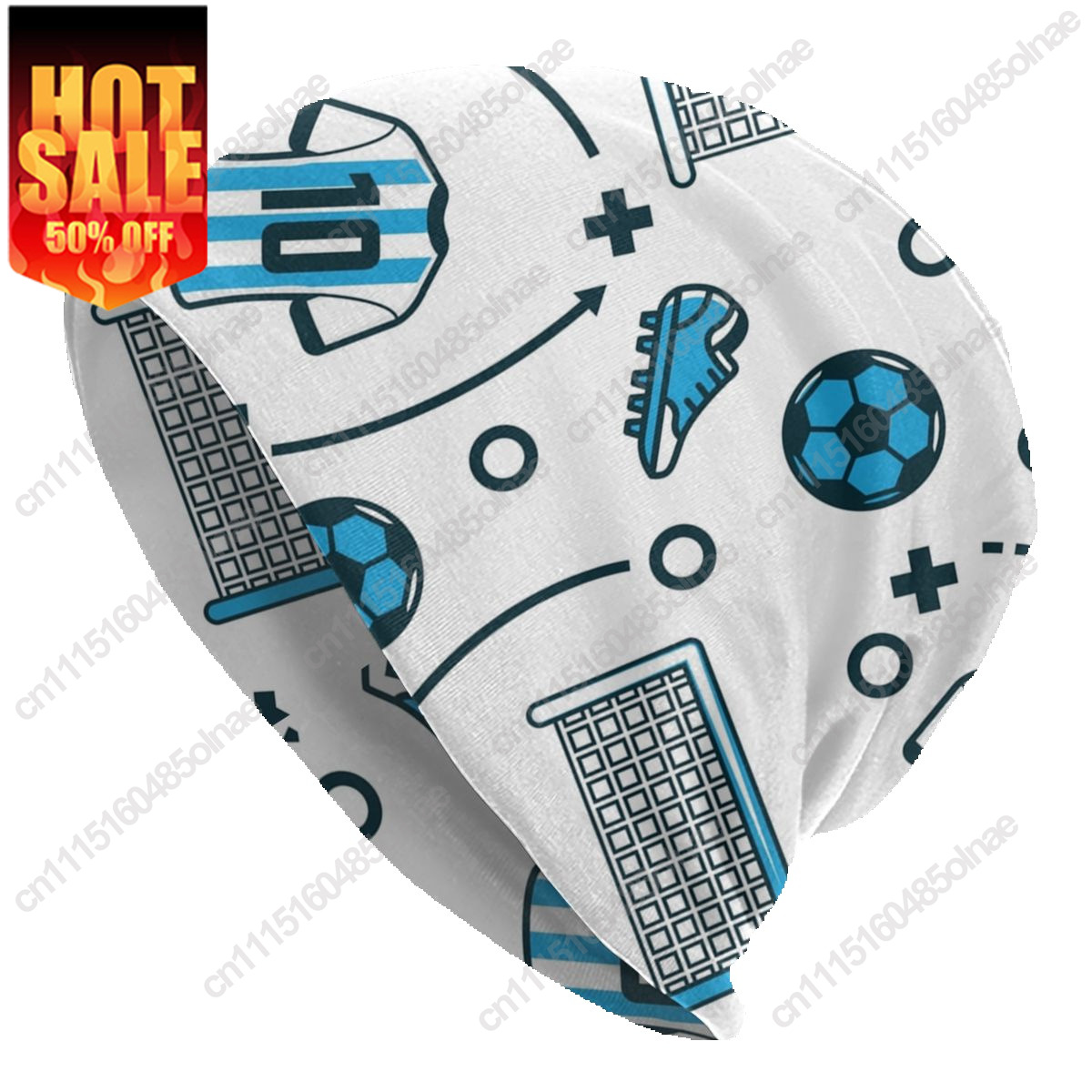 Men'S Fashion With Hat - Czapki zimowe z motywem piłki nożnej,