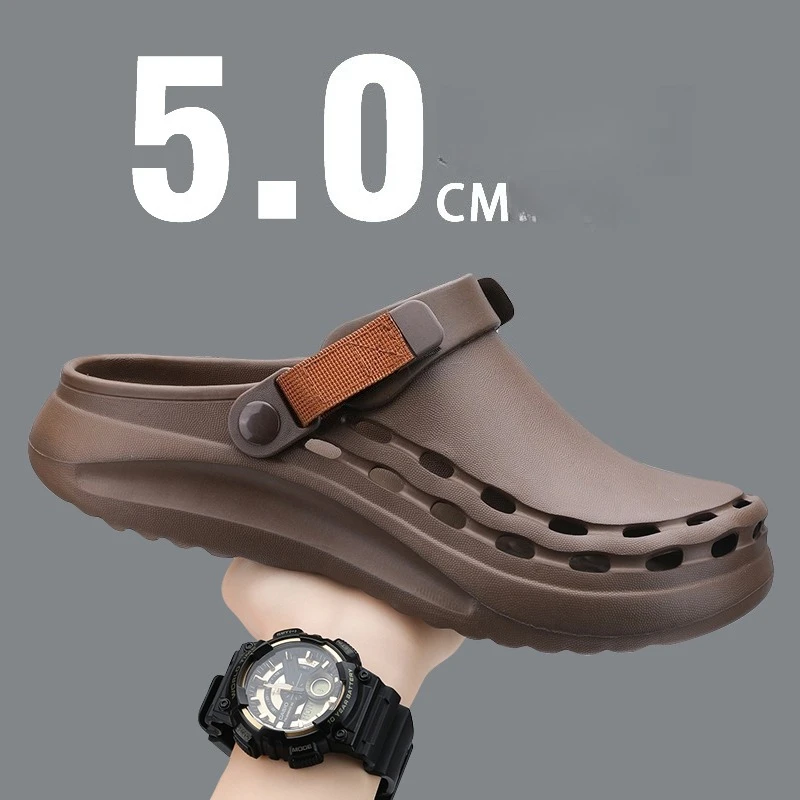 Men'S Fashion News - Szybkoschnące męskie sandały EVA w jednolitym