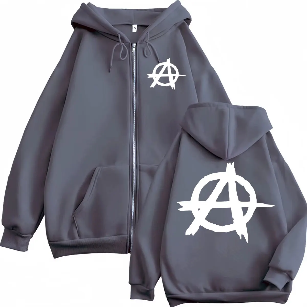 Bluzy z kapturem i zamkiem bły – Mens Fashion Zip Up Hoodies recenzja i cena