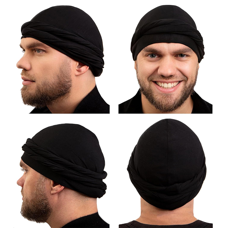 Nowy elastyczny męski turban K – Men'S Fashion With Hat recenzja i cena